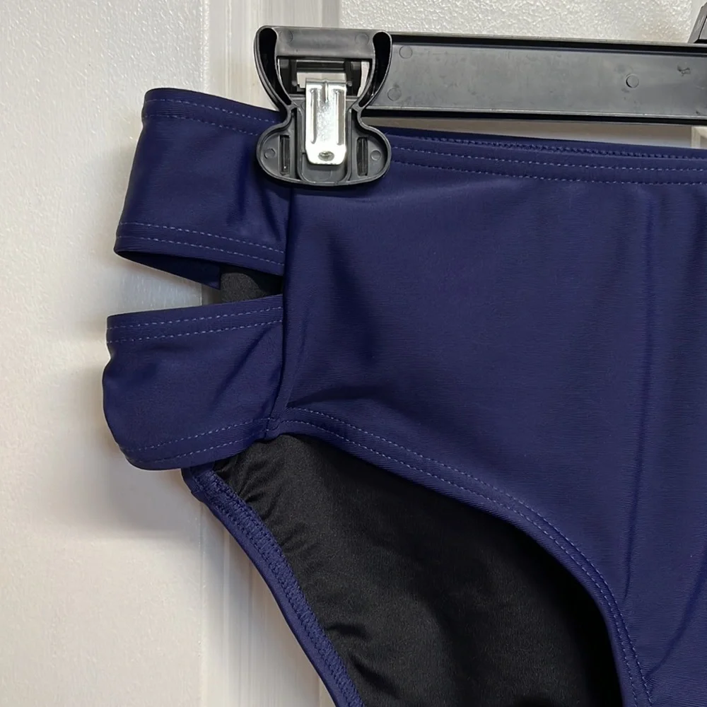Nightfall Purple Side Strap Bathing Suit Bottom New without Tags